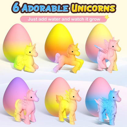 Hatchora™ Unicorn Hatching Eggs 6 Pack