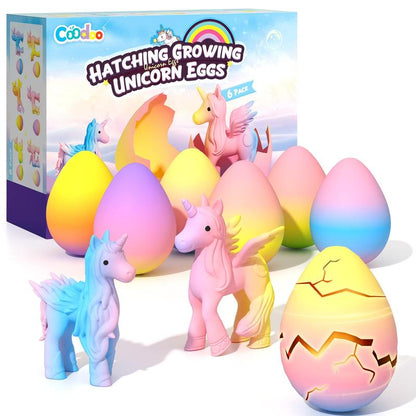 Hatchora™ Unicorn Hatching Eggs 6 Pack